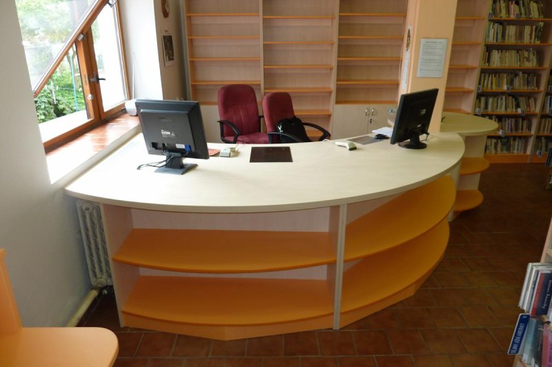 Rekonstrukce oddělení pro dospělé čtenáře - Městská knihovna Nymburk
