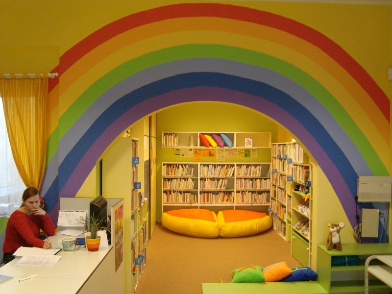 Rekonstrukce dětského oddělení - Knihovna K.H.Máchy v Litoměřicích