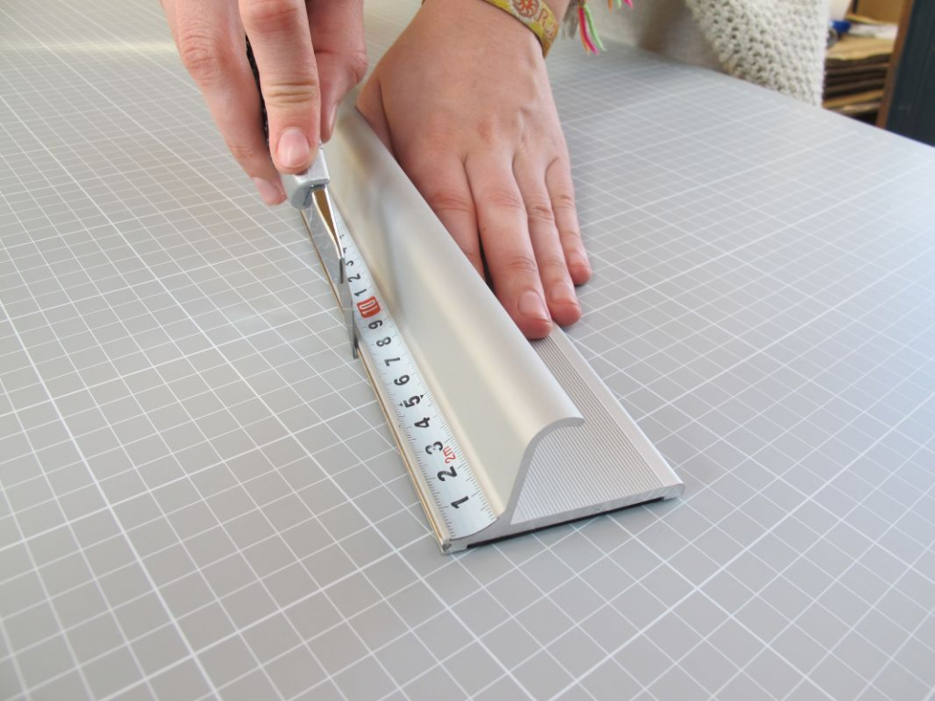 Bezpečnostní hliníková pravítka