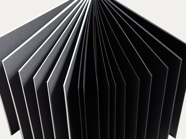 Paspartovací desky - černá H-paleta