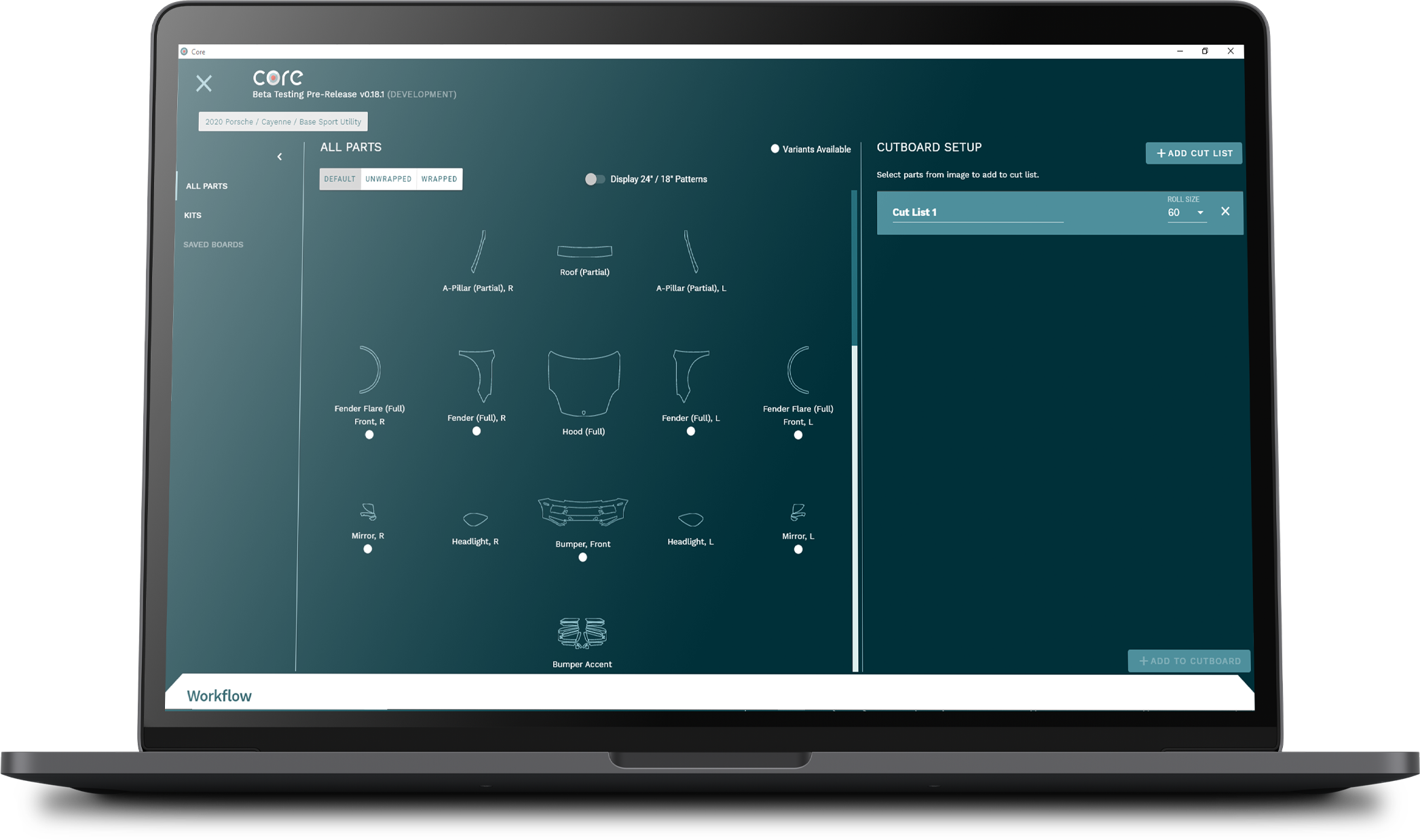 VYŘEZANÉ DÍLY PRO KAROSERII