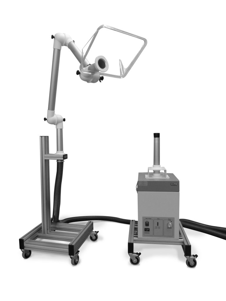 Odsávací systém pro pracovní stoly