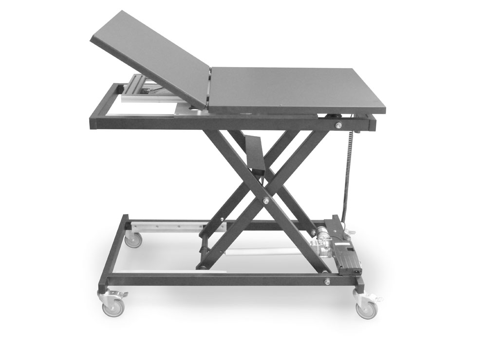 Pracovní stůl s nůžkovým výtahem